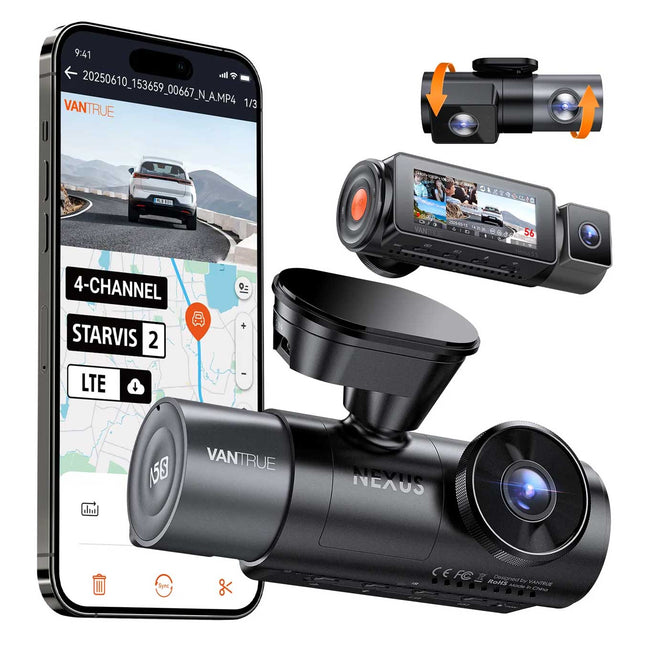 <tc>Vantrue N5S Cloud 2K 4CH Wifi GPS dashcam a 360 gradi</tc>