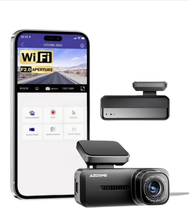 <tc>AZDome M200 Full HD wifi dashcam</tc>