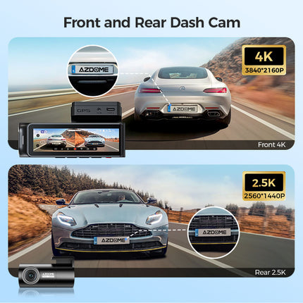 <tc>AZDome M360 2CH 4K Wifi GPS 64gb dashcam</tc>