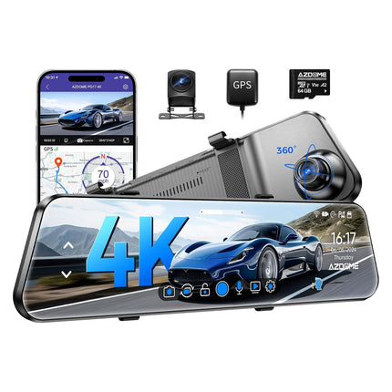 <tc>AZDome PG17 Max 4K 2CH Wifi GPS 64gb dashcam</tc>