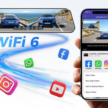 <tc>AZDome PG17 Pro 4K 2CH Wifi GPS 128gb dashcam</tc>