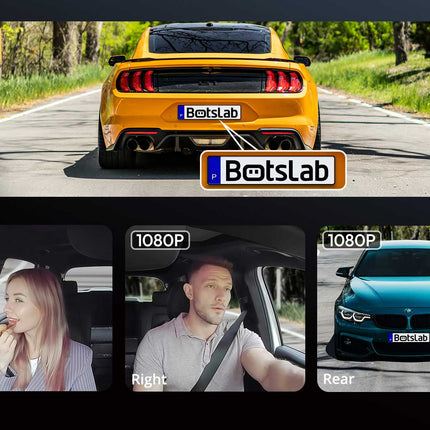 Botslab G980H Pro 4CH 4K Wifi GPS 128gb 360 gradi dashcam