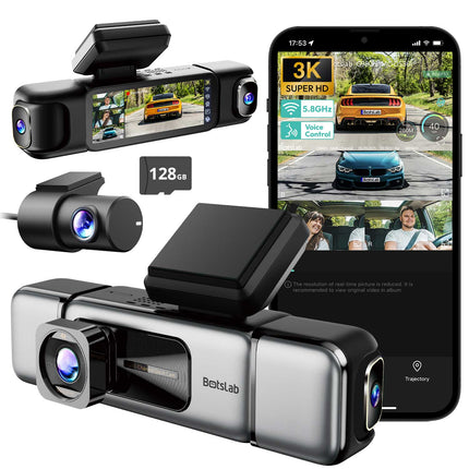 Botslab G980H Pro 4CH 4K Wifi GPS 128gb 360 gradi dashcam