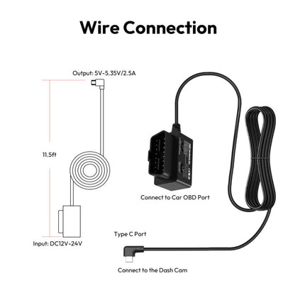 Botslab OBD kit cablato USB-C