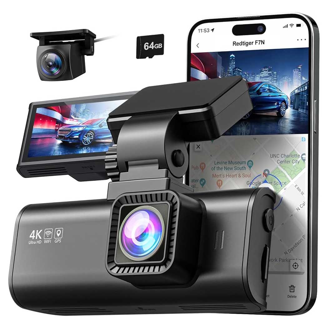 <tc>Redtiger F7N 4K Wifi GPS 2CH 64gb dashcam</tc>