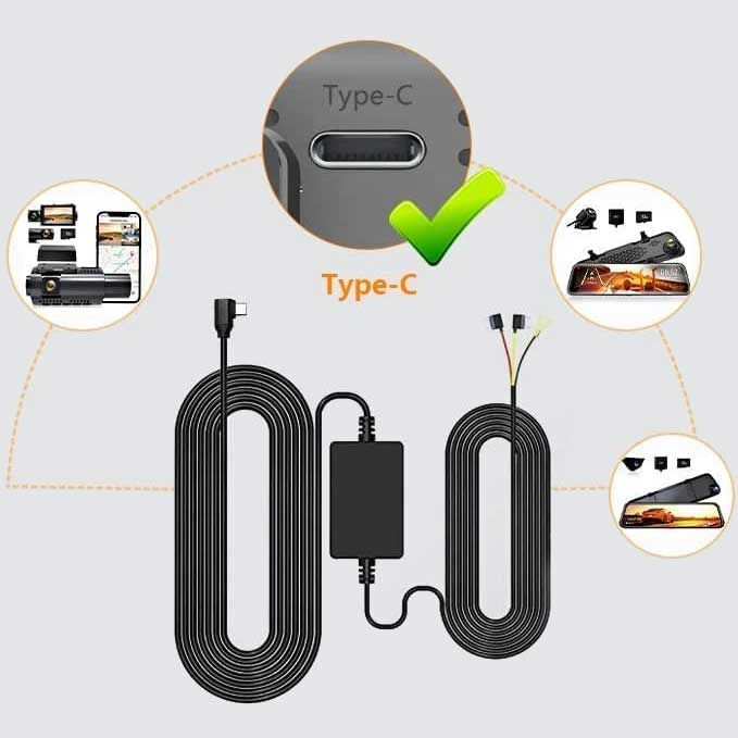 Redtiger kit cablato USB-C a 3 fili