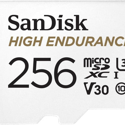 <tc>Sandisk 256 gb high endurance u3 v30 scheda microSD</tc>