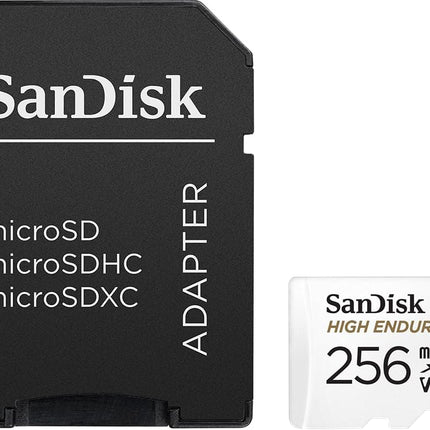 <tc>Sandisk 256 gb high endurance u3 v30 scheda microSD</tc>