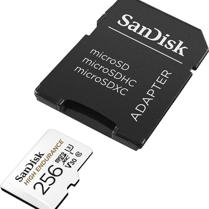<tc>Sandisk 256 gb high endurance u3 v30 scheda microSD</tc>