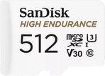 Sandisk 512 GB High Endurance U3 V30 scheda microSD