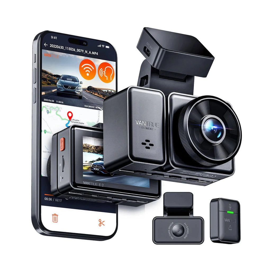 <tc>Vantrue E2 Pro Cloud 4K dashcam con wifi e GPS</tc>