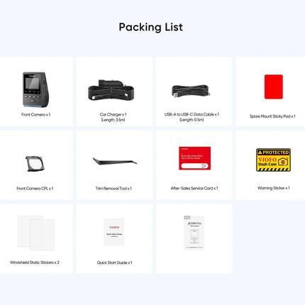 <tc>Viofo A119M Pro 4K dashcam con wifi e GPS</tc>