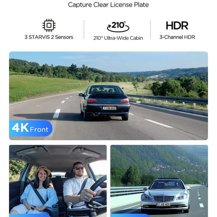 Viofo A329S 3CH 4K Wifi GPS dashcam