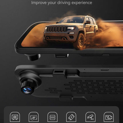 <tc>Wolfbox G850 Pro 4K Wifi GPS 64gb Mirror dashcam</tc>