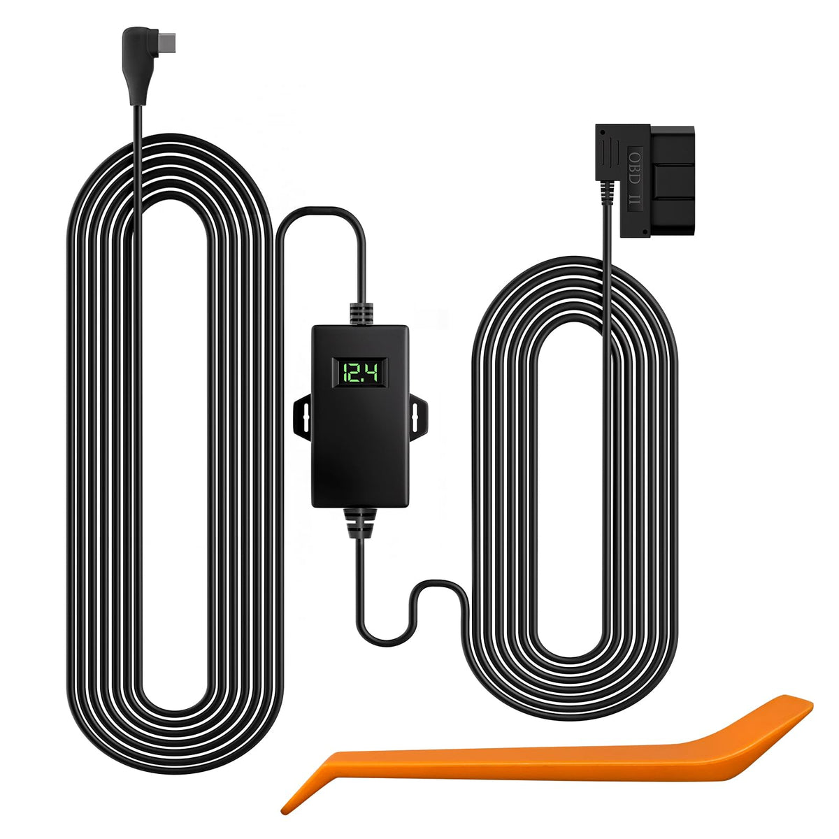 Wolfbox G900 4A Alimentatore kit cablato OBD USB-C