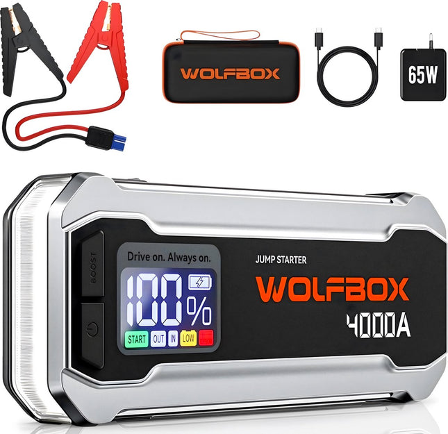 <tc>Wolfbox MegaVolt 24 4000A: avviatore di emergenza e powerbank</tc>