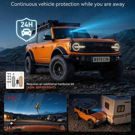 <tc>Wolfbox G900 Core 4K wifi GPS dashcam con schermo a specchio</tc>