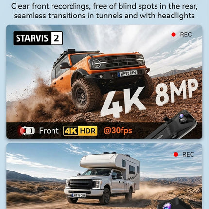 <tc>Wolfbox G900 Core 4K wifi GPS dashcam con schermo a specchio</tc>