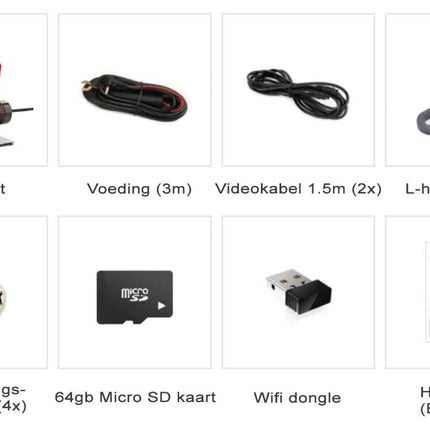 Gnet MVR G1 2CH Cloud Wifi 64gb moto dashcam