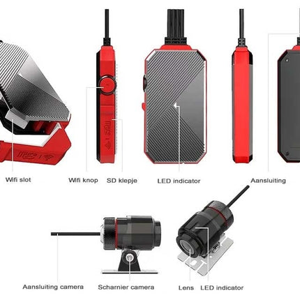 Gnet MVR G1 2CH Cloud Wifi 64gb moto dashcam