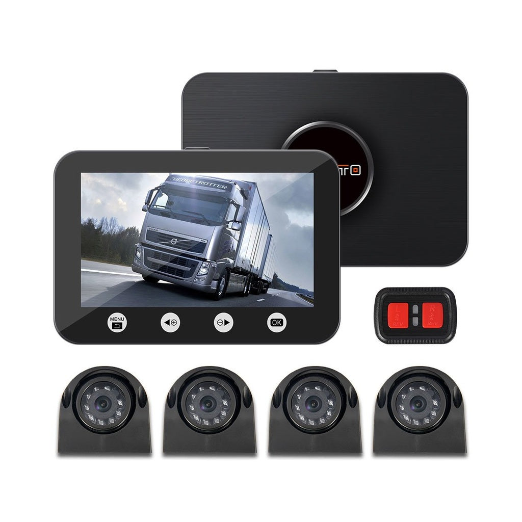Motocam C4.3 4CH VGA per camion dashcam