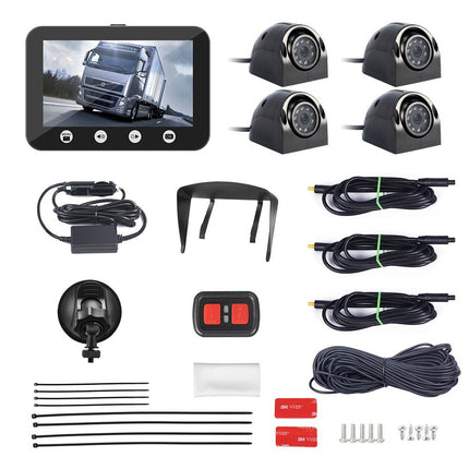 Motocam C4.3 4CH VGA per camion dashcam