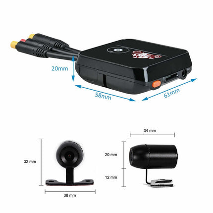 Motocam E6L 2CH Dual Wifi dashcam per moto